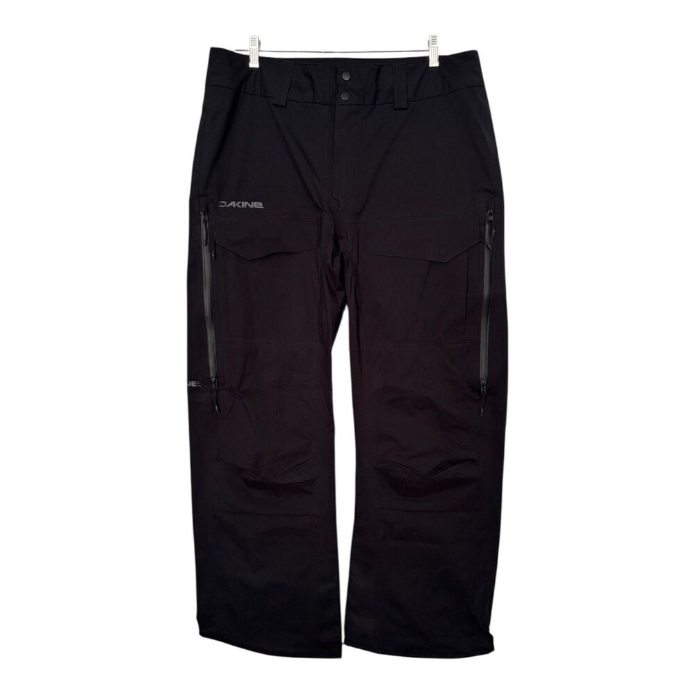 Dakine Ski Snow Snowboard Pants Mens Size L Sender Stretch 3L Shell‎ Black Recco